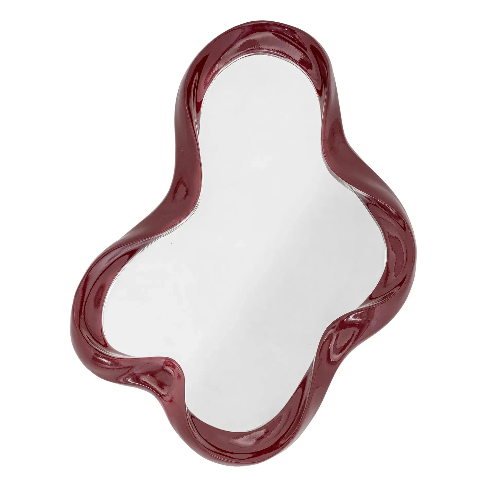 Bloomingville - Violeta wall mirror | Cherry red