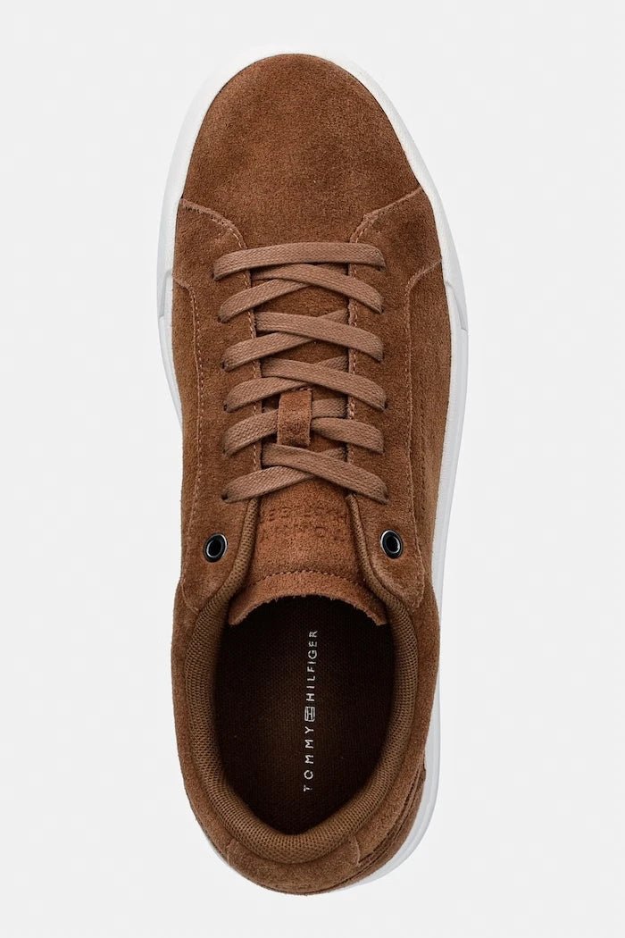 Tommy Hilfiger TH COURT PREMIUM SUEDE erkek süet spor ayakkabı