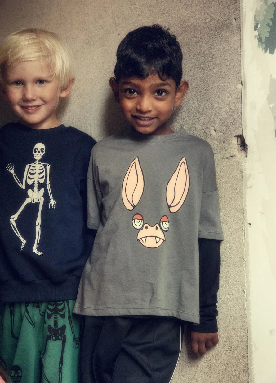 Mini Rodini - Bat cotton jersey T-shirt
