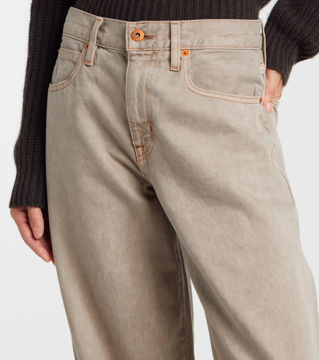Slvrlake - Tess high-rise wide-leg jeans