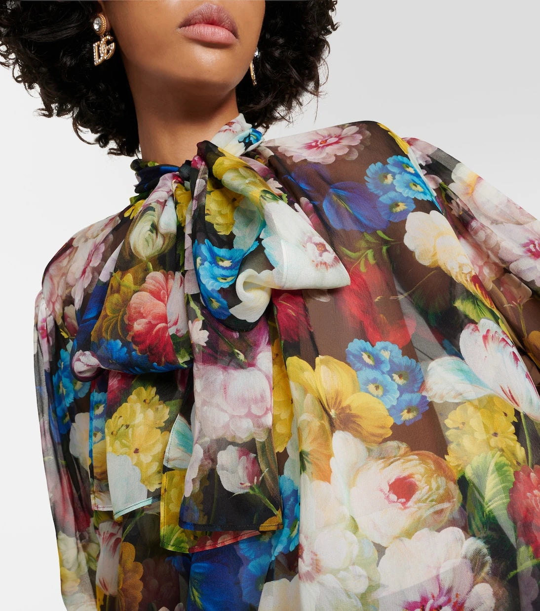 Dolce&Gabbana - Floral silk chiffon blouse