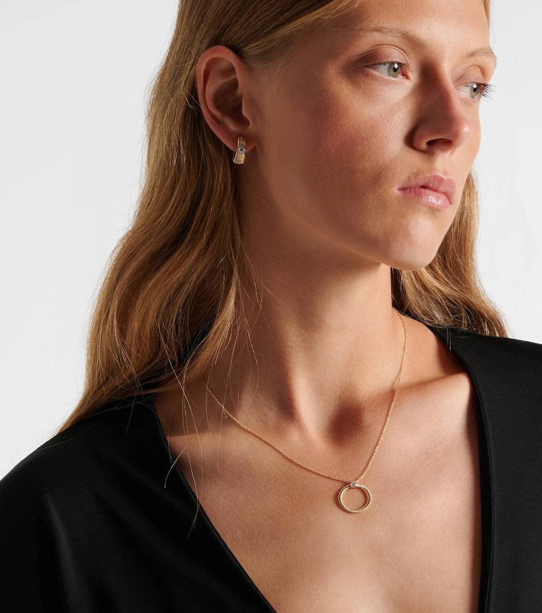 Stone and Strand - Prince 14kt gold necklace with diamonds