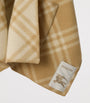 Burberry Beige Wool Reversible Check Cape