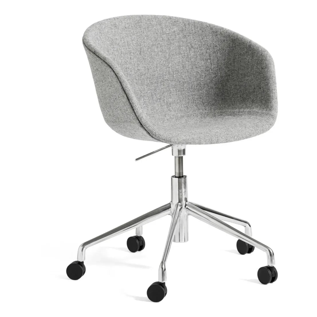 Hay - AAC53 Office Chair, Chrome Base | Light grey