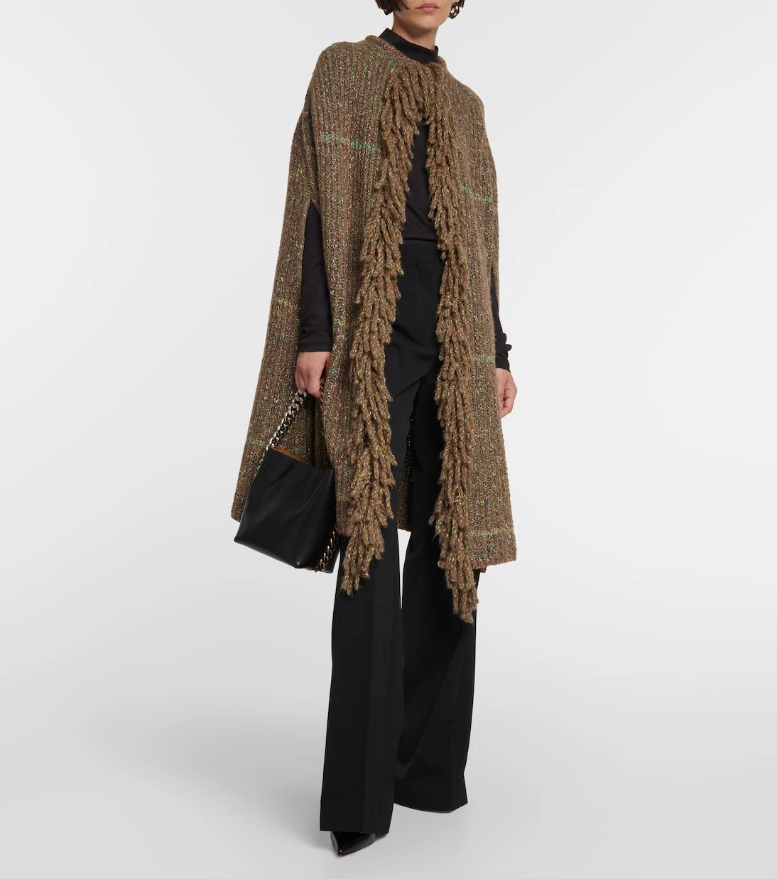 Stella McCartney - Fringed poncho