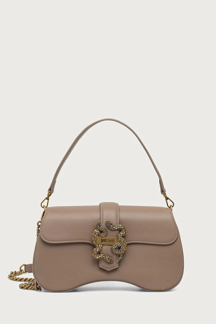 Just Cavalli suni deri kadın crossbody çanta