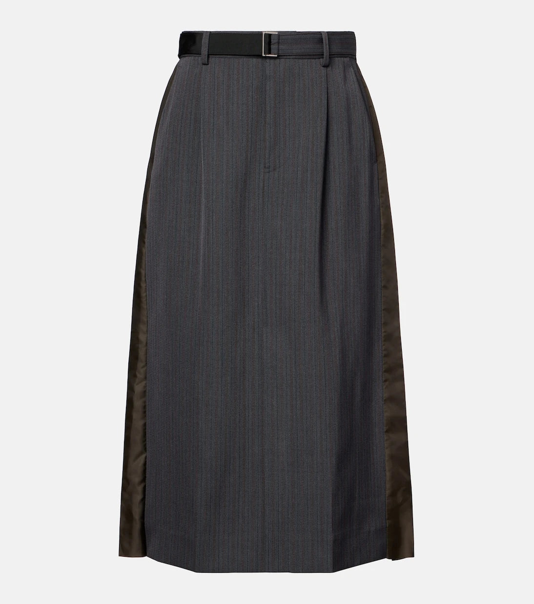 Sacai - Paneled midi skirt