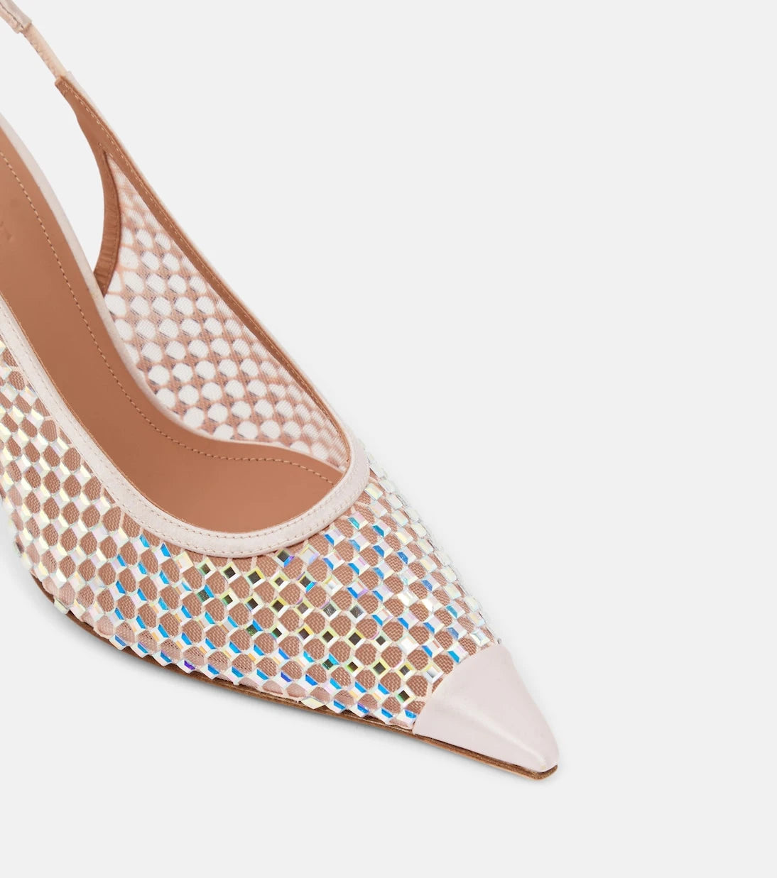 Malone Souliers - Vesper 70 embellished slingback pumps