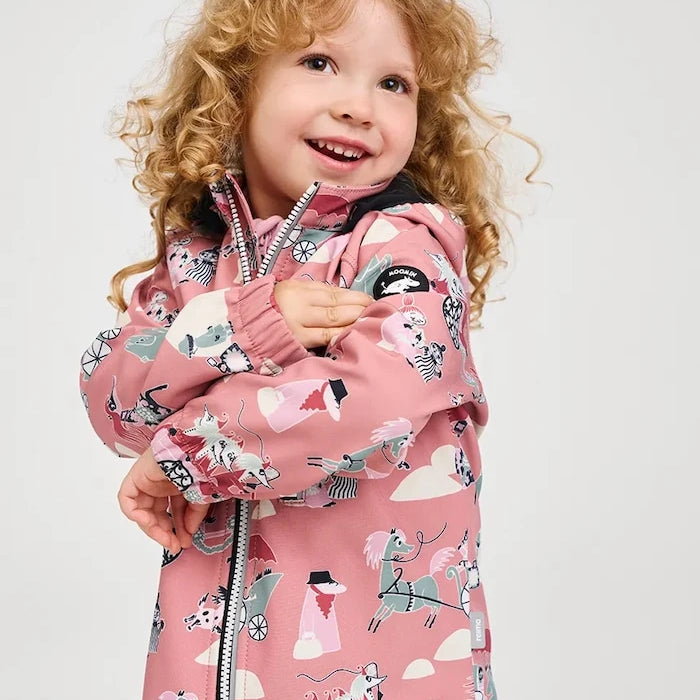 Çocuklar için softshell ceket Moomin Vantti