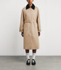 Maje Beige Cotton Trench Coat