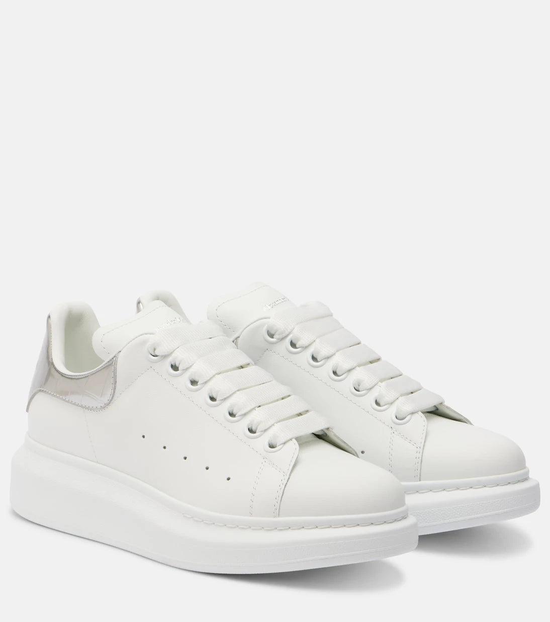 McQueen - Oversized leather sneakers