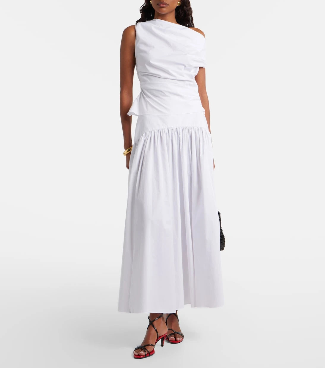 Staud - Procida cotton poplin maxi skirt