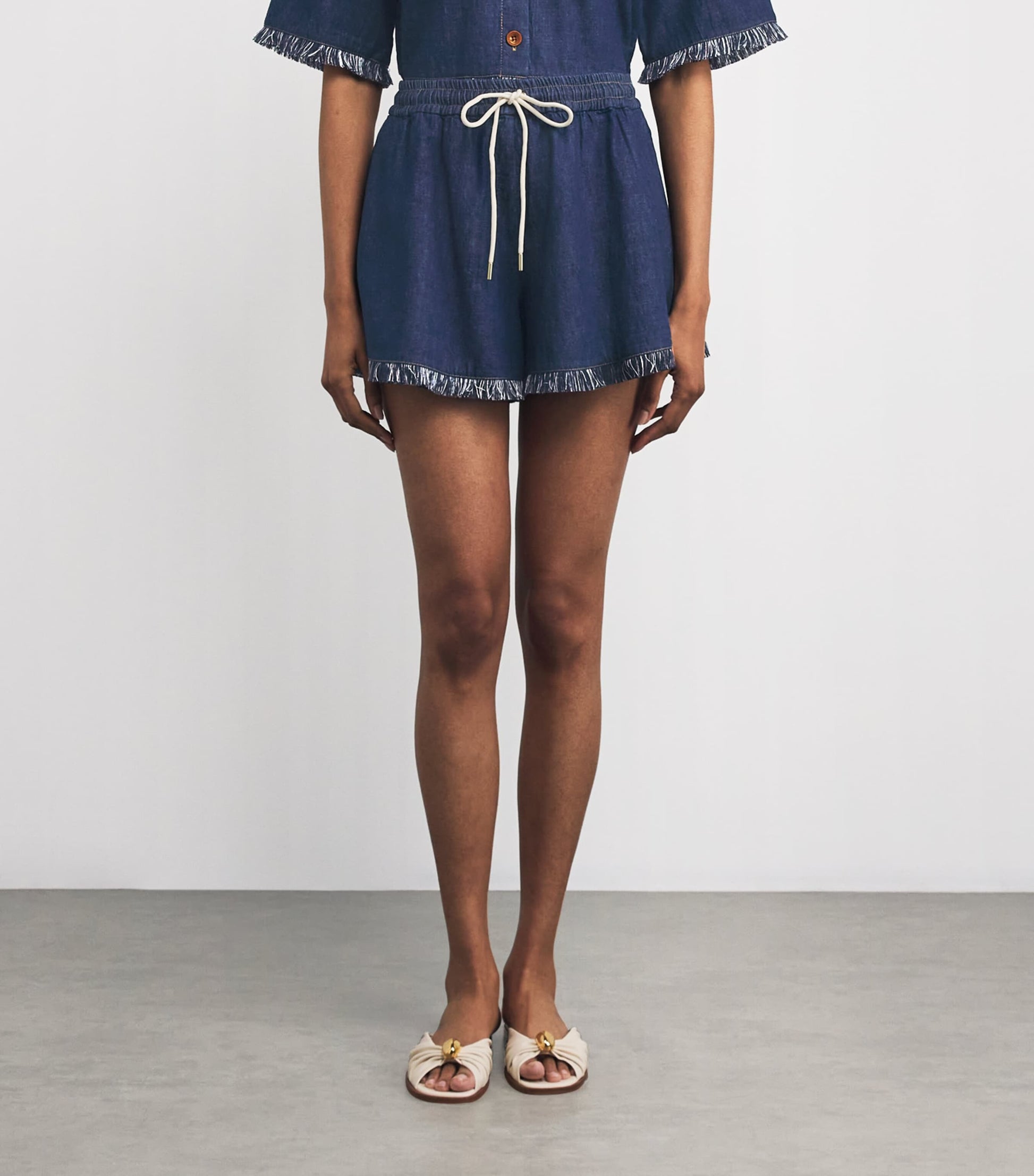 Denim Rhiannon Shorts ALN/ATLANTIC