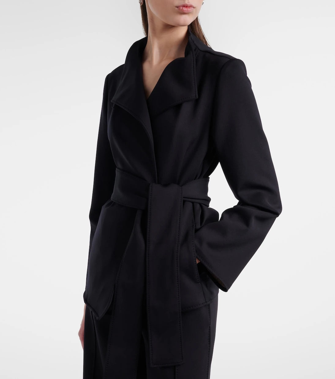 Max Mara - Talamo kemerli jarse blazer