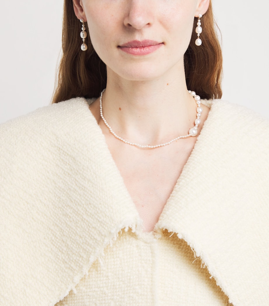 Yellow Gold and Pearl Peggy Necklace