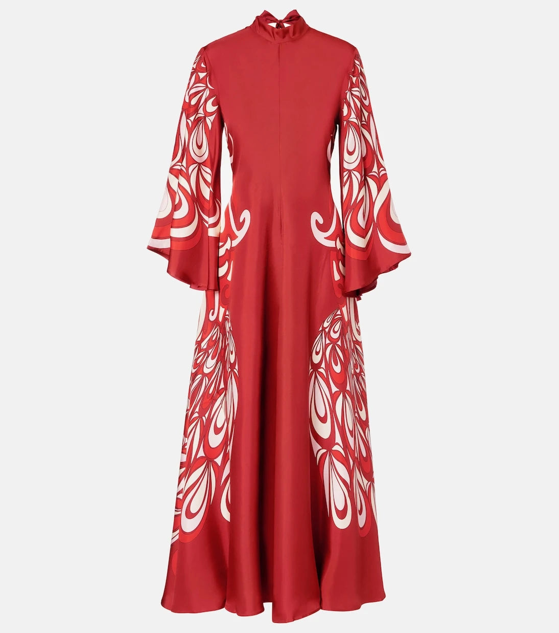 La DoubleJ - Magnifico printed silk twill maxi dress