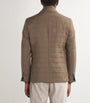 Corneliani Beige Technical Quilted Blazer