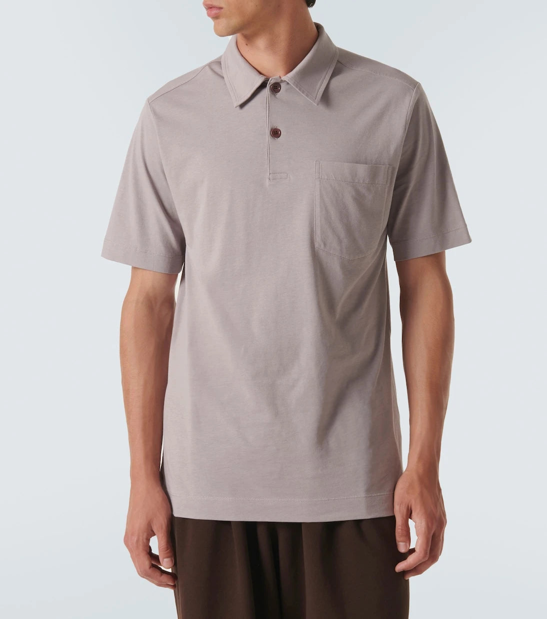 Dries Van Noten - Cotton jersey polo shirt