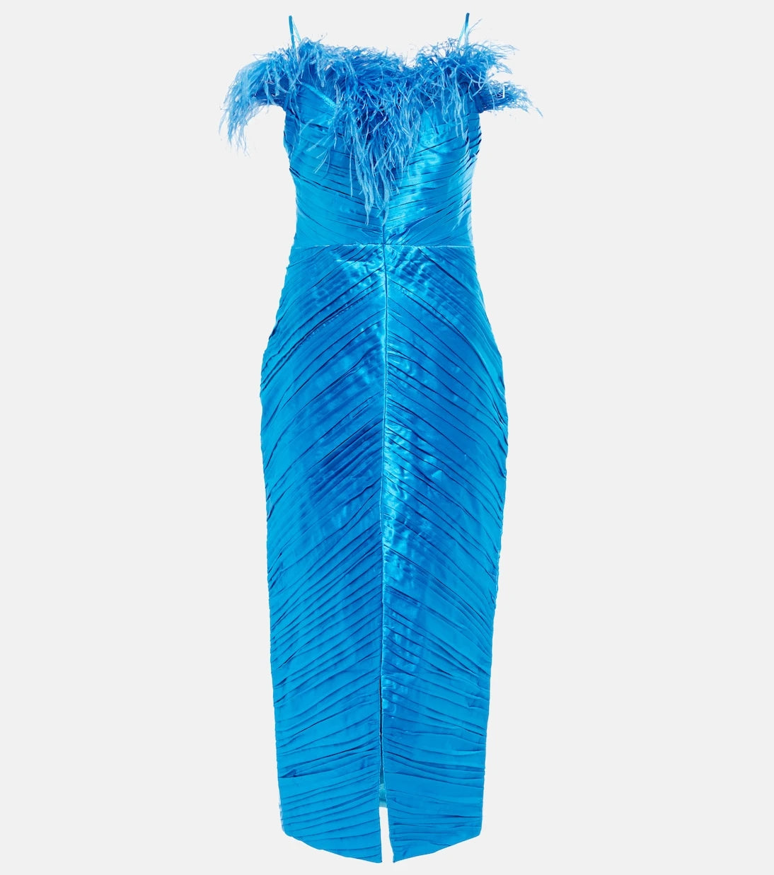 Rasario - Draped satin midi dress