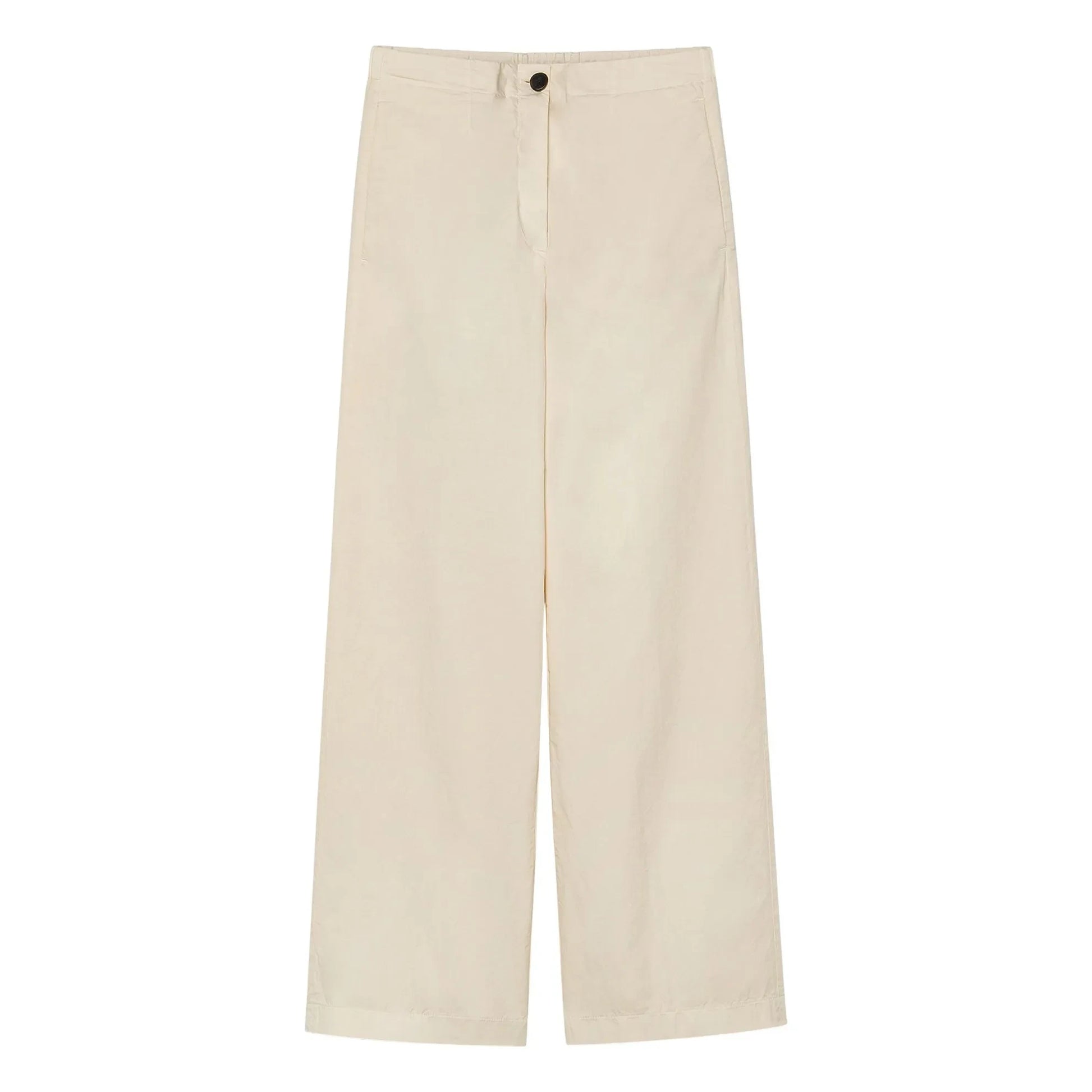 Pomandère - Cotton Gabardine Pants | Cream