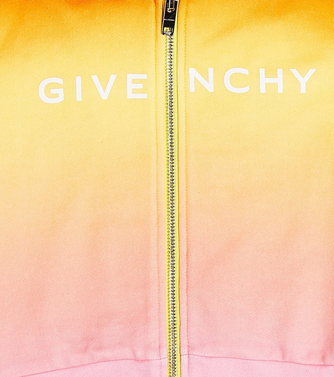 Givenchy Kids - Logo ombré cotton jersey hoodie