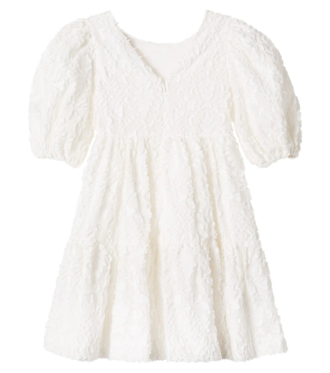 Tartine et Chocolat - Embroidered cotton-blend dress
