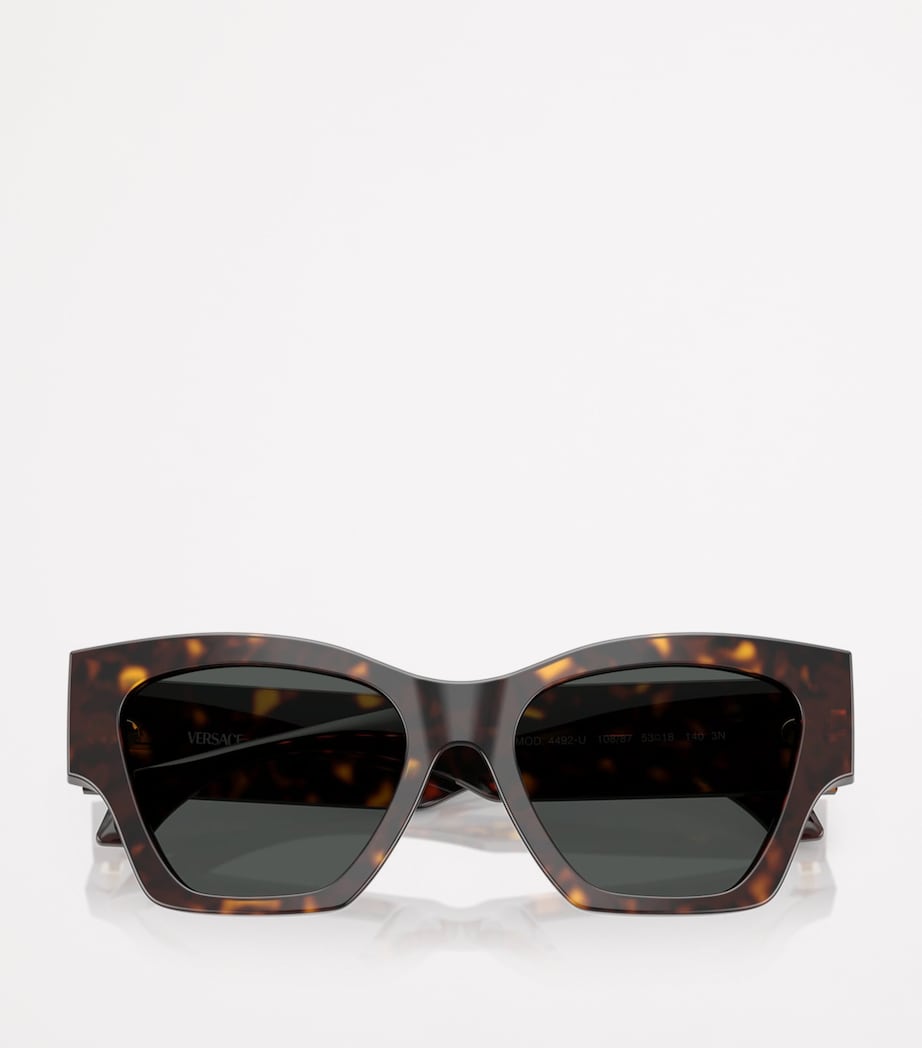 Versace Brown Square Sunglasses