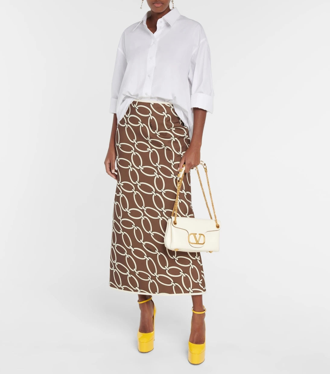 Valentino Garavani - Tan-Go 155 patent leather platform pumps