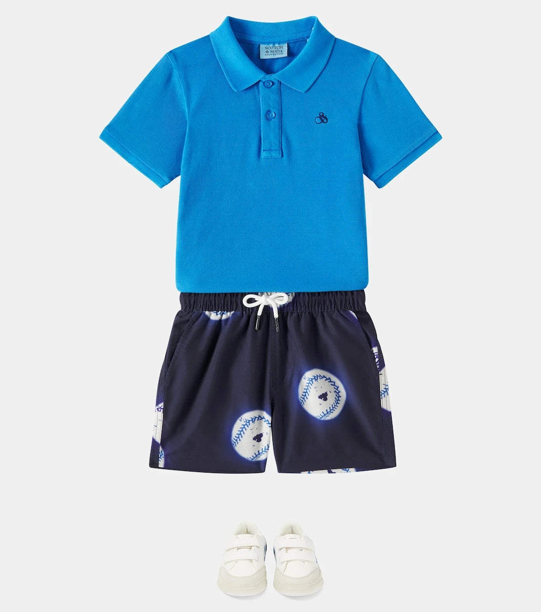 Scotch & Soda Kids - Printed swim trunks