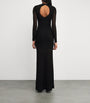Black Knitted Florie Maxi Dress