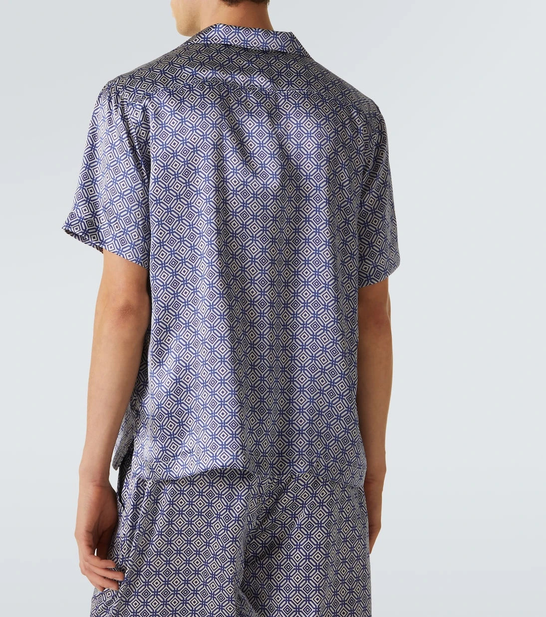 Frescobol Carioca - Roberto printed silk bowling shirt