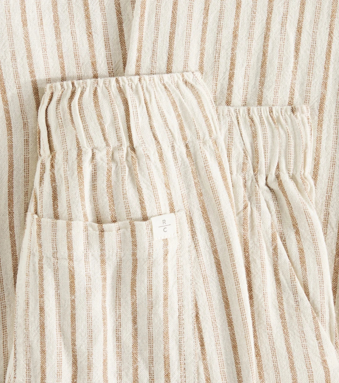 Rylee + Cru - Kalen linen-blend straight pants