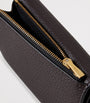 Black Leather Folded Darley Wallet