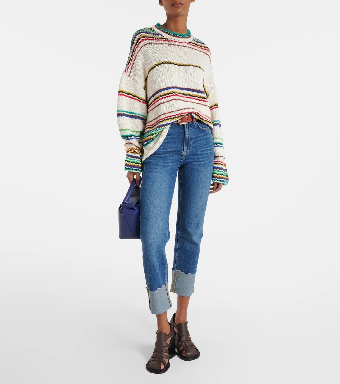 7 For All Mankind - Logan high-rise cropped slim jeans