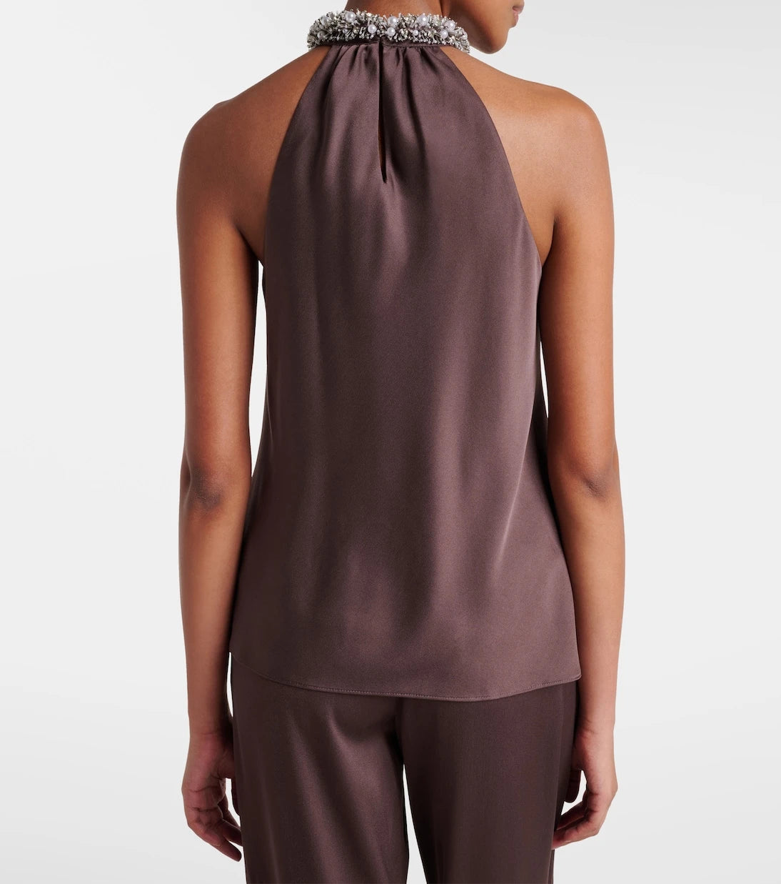 Simkhai - Embellished satin top