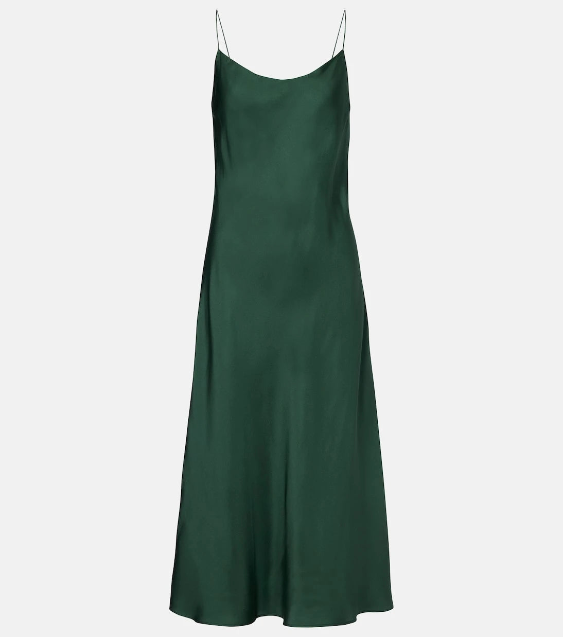Asceno - Lille silk twill slip dress