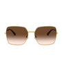 Gold Square Sunglasses