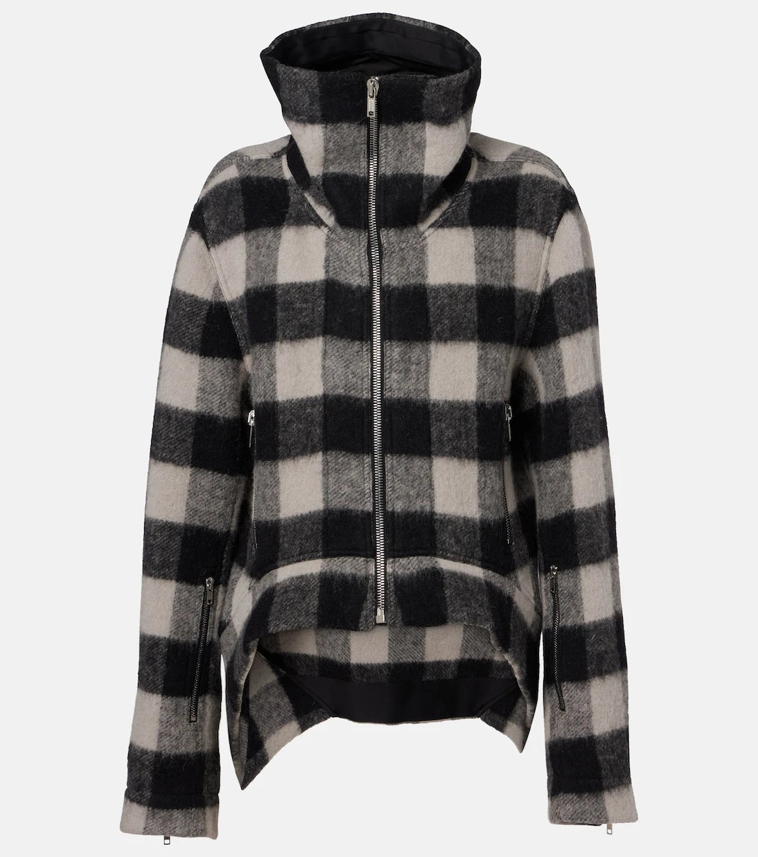 Rick Owens - Exploder checked virgin wool jacket