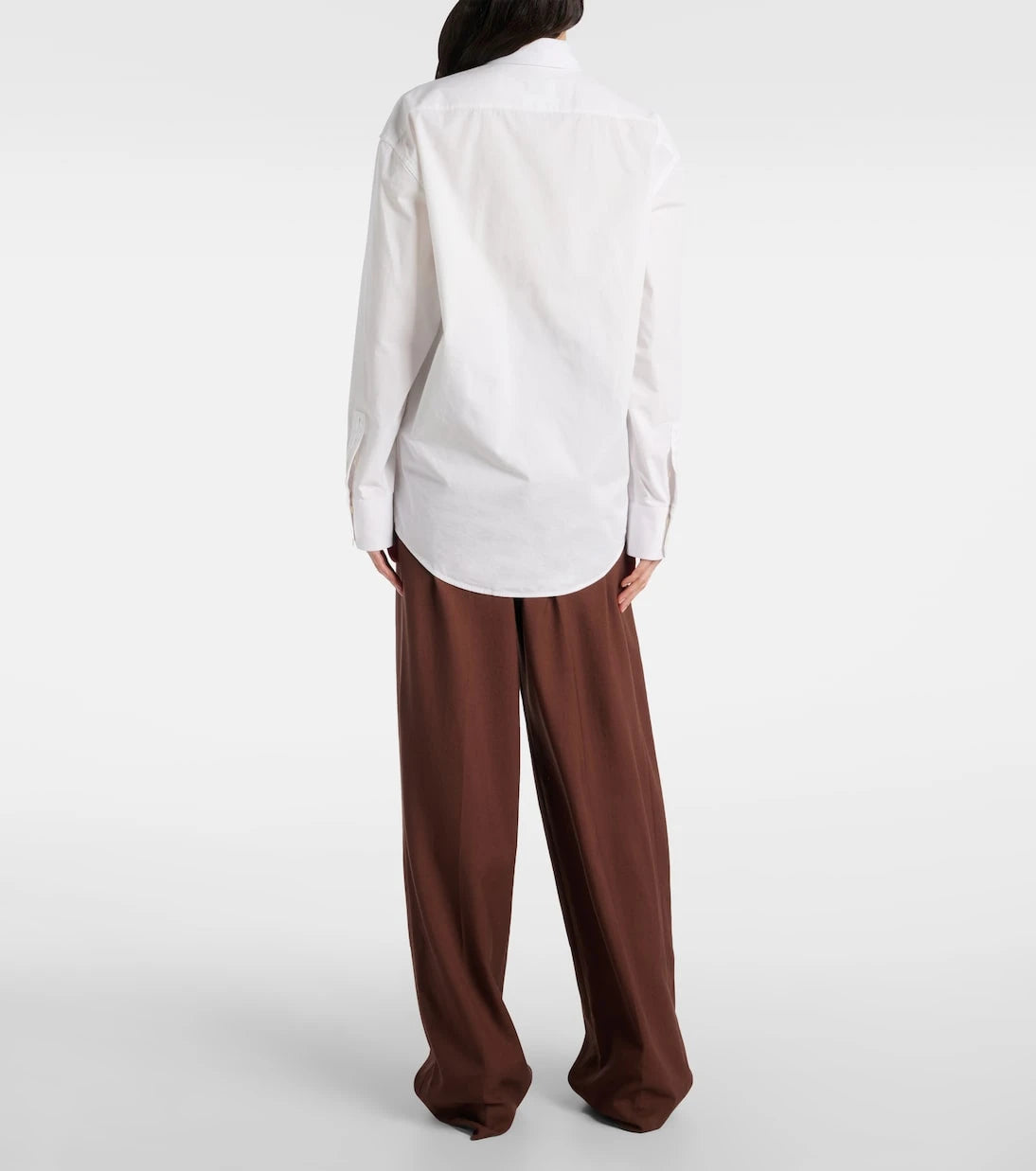 Saint Laurent - Cassandre cotton poplin shirt