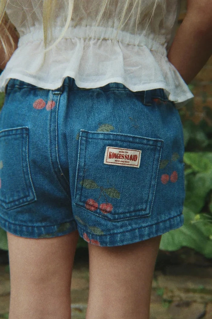 Konges Sløjd Çocuk Pamuklu Kısa Pantolon MAGOT SHORTS GOTS