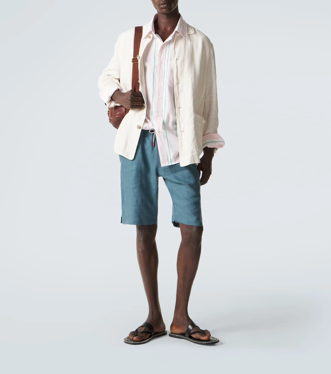 Kiton - Linen shorts