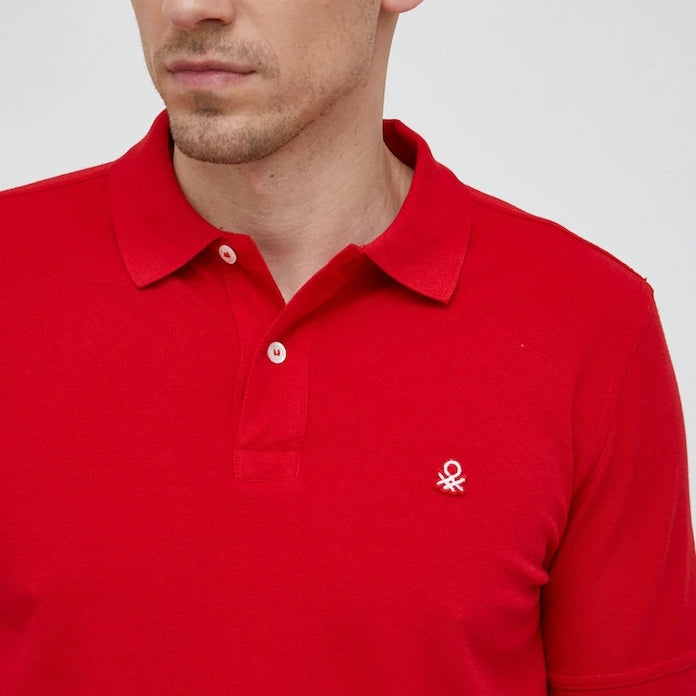 United Colors of Benetton Yakalı Pamuklu Tişört