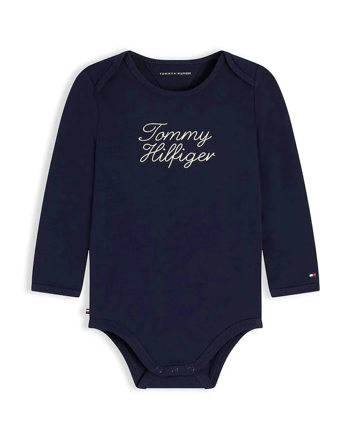 Tommy Hilfiger bebek pamuklu body