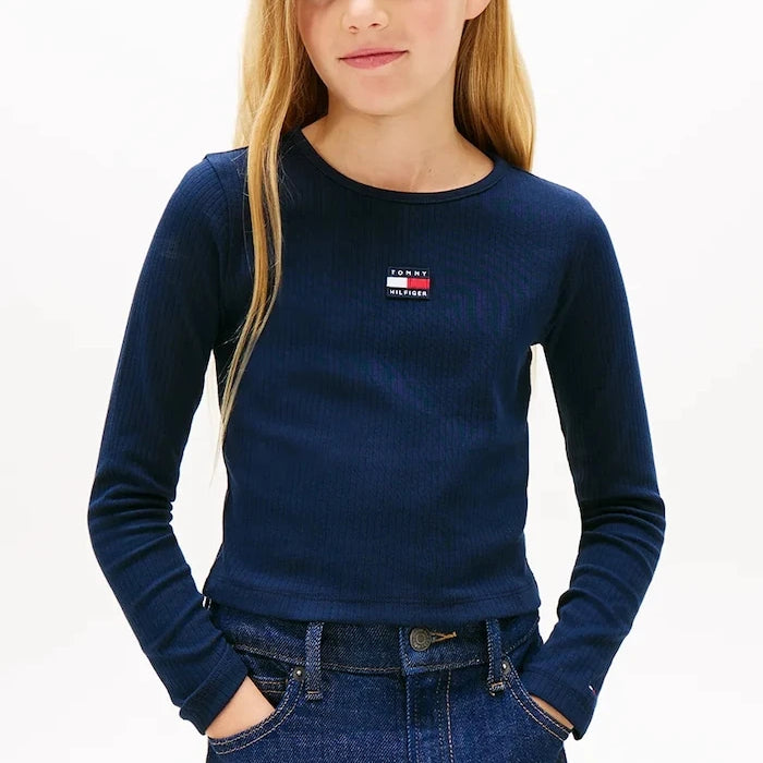 Tommy Hilfiger Uzun Kollu Çocuk Bluzu