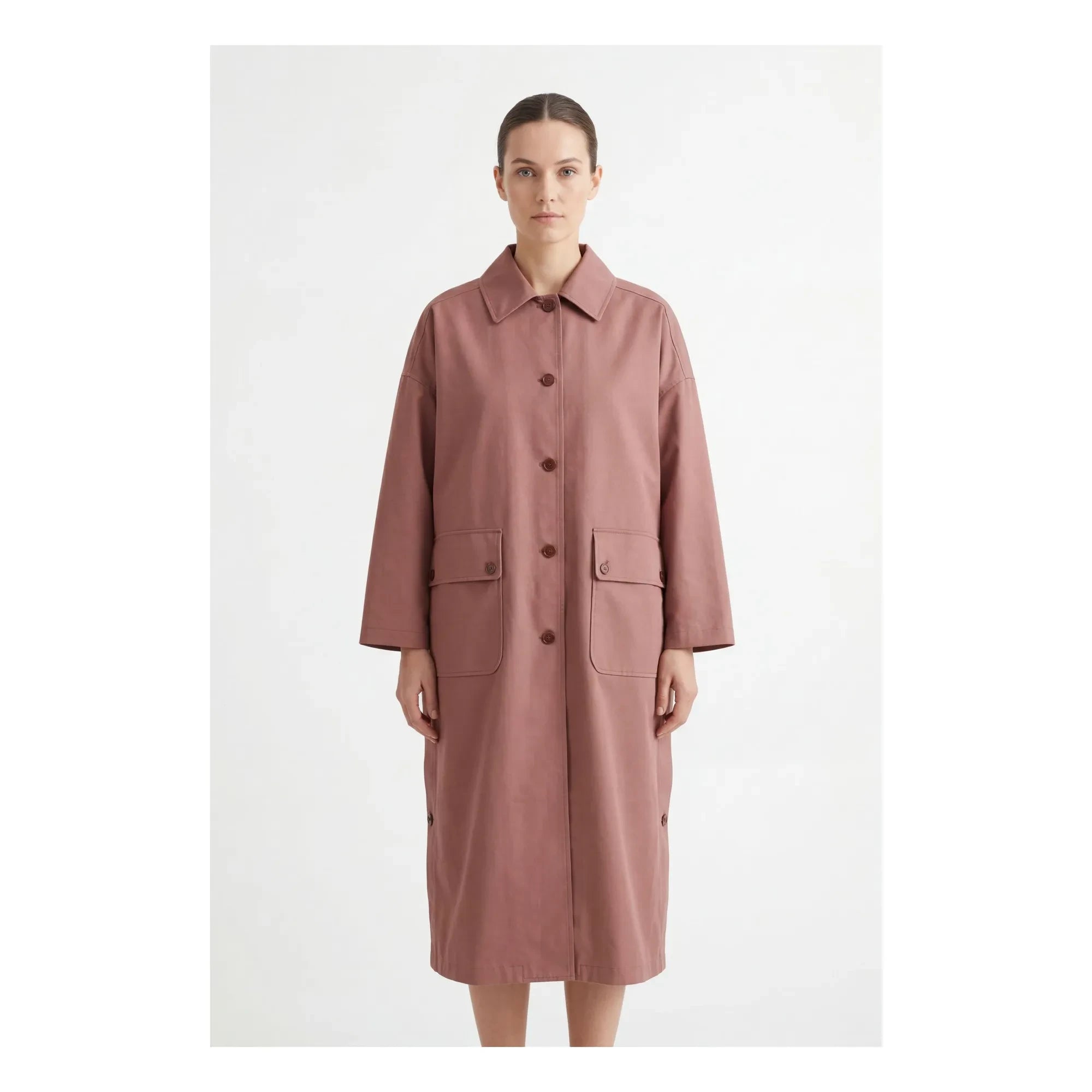 Hod - Trench Fly Cotton | Hazel