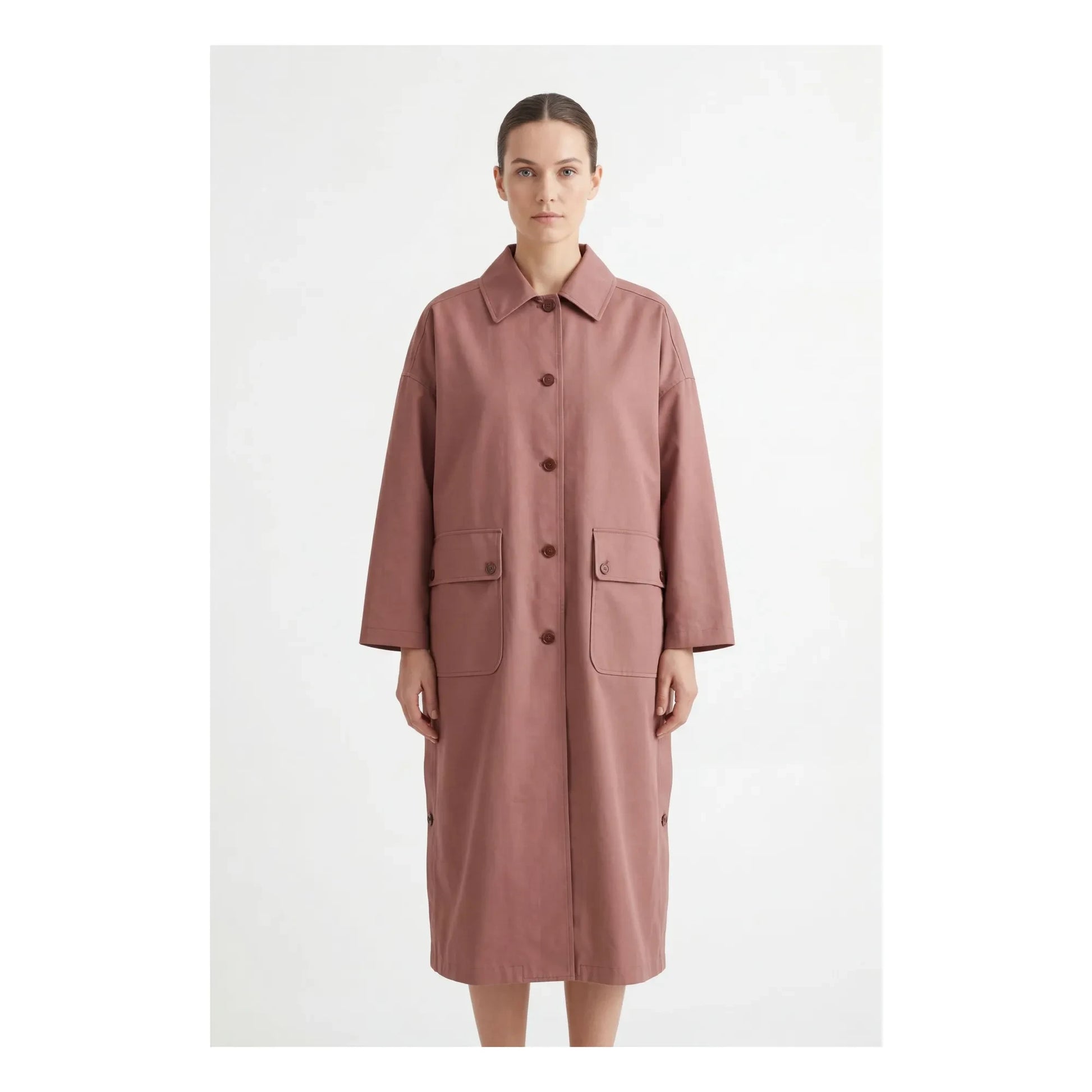 Hod - Trench Fly Cotton | Hazel