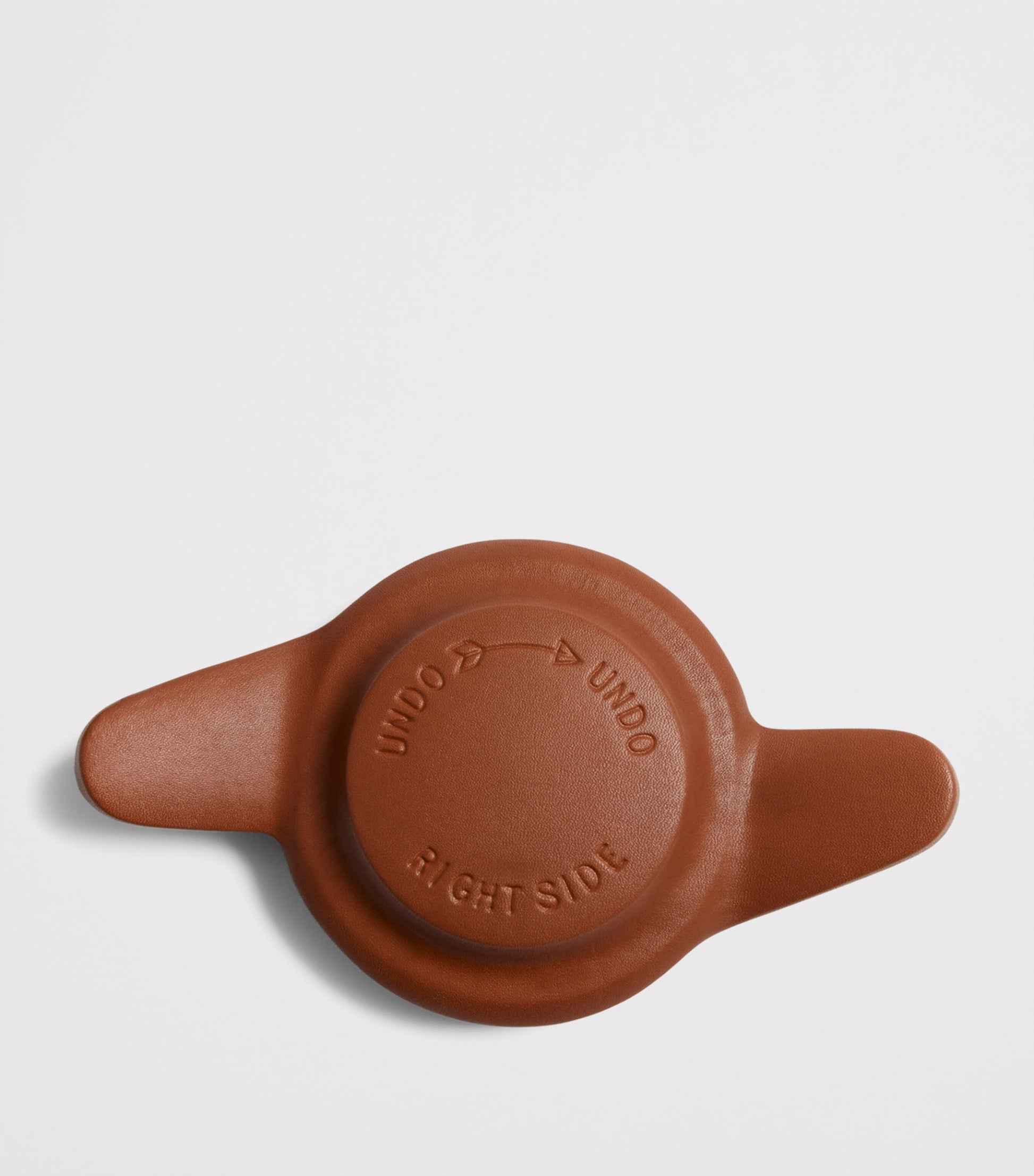 Leather Wing Nut Desk Sculpture