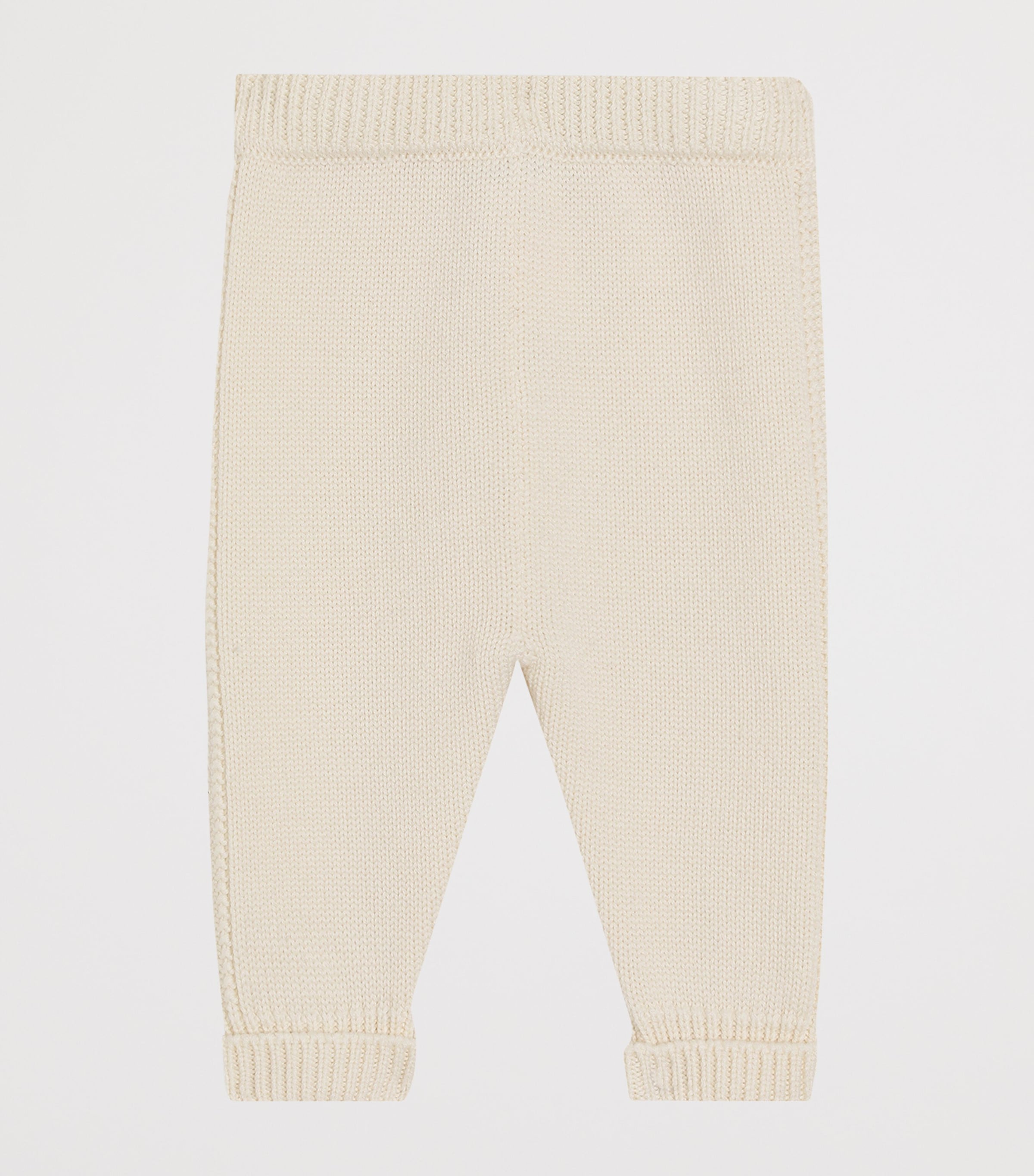 Dolce & Gabbana Kids Virgin Wool Embroidered Logo Leggings (3-36 Months)