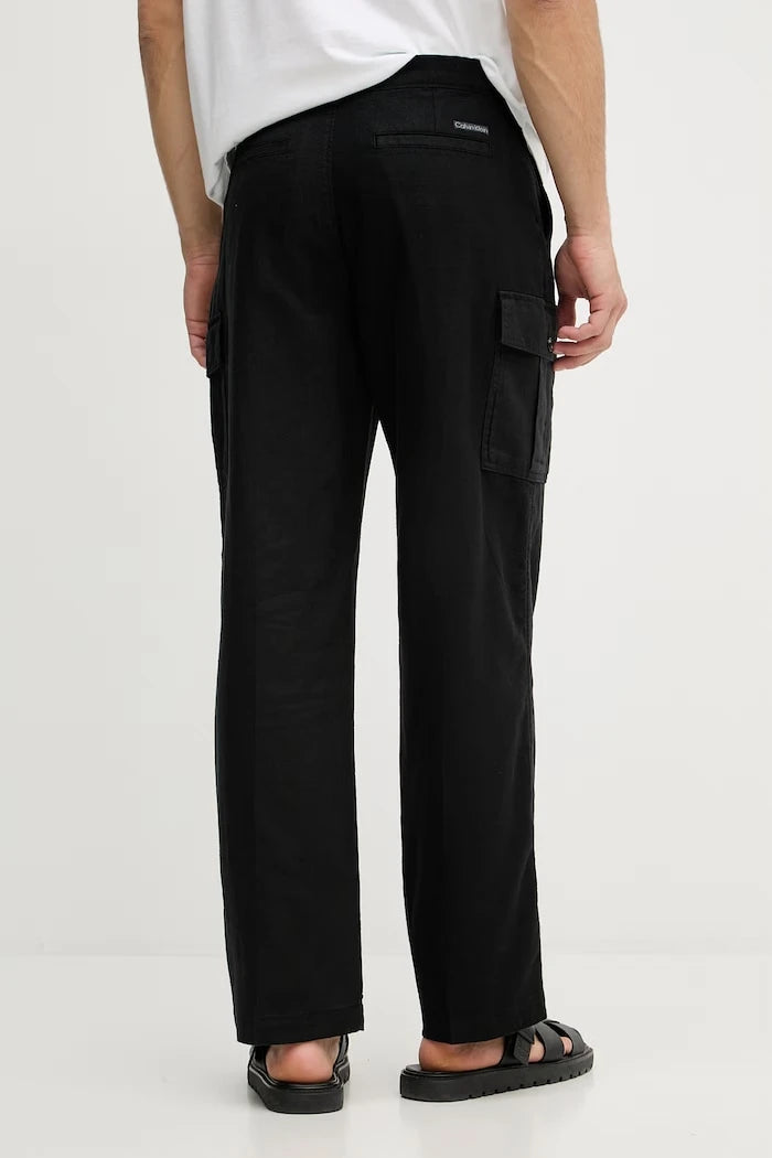 Calvin Klein Jeans erkek kargo pantolon keten