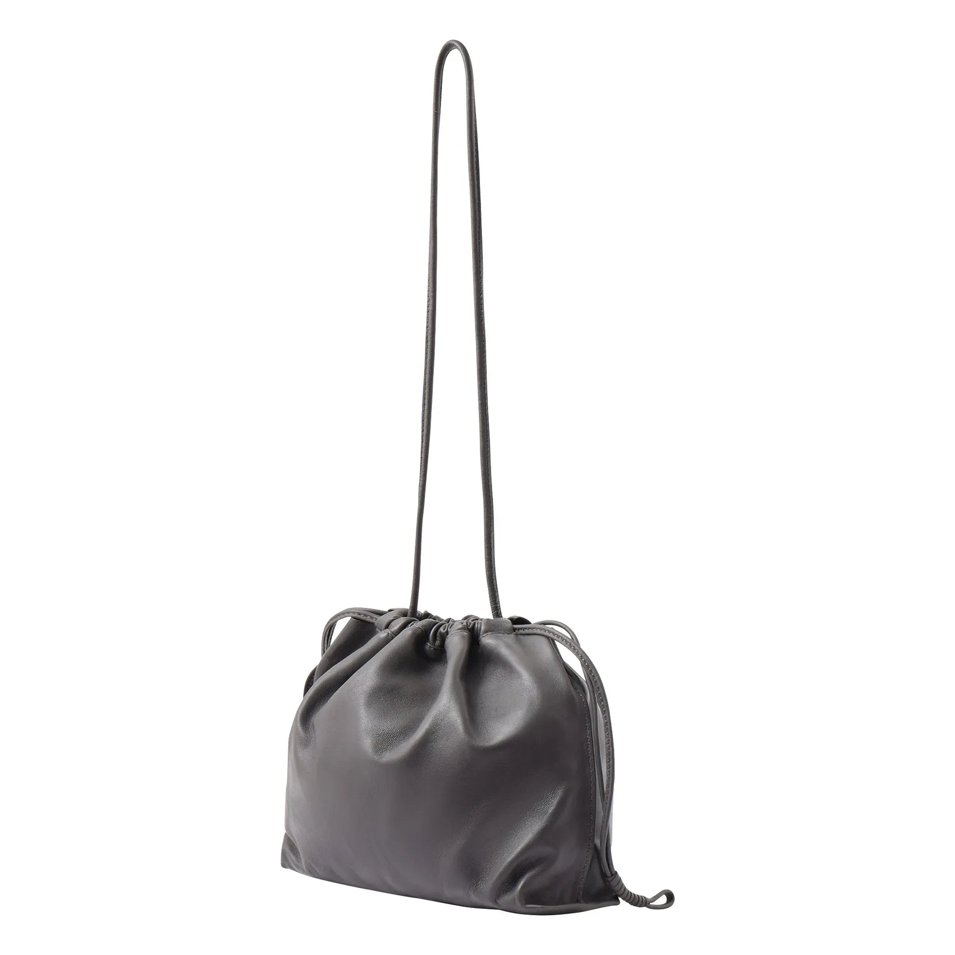 Soeur - Suzette Leather Bag | Charcoal grey